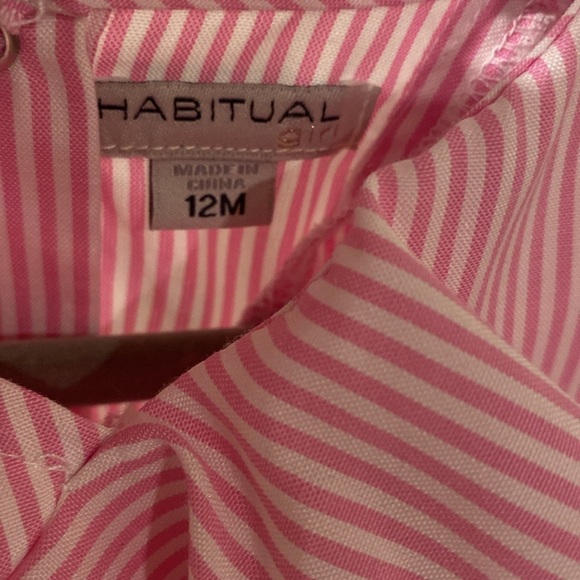 Habitual Girl Pink and White Striped Dress Baby Girl Size 12
Months NWOT - Picture 5 of 6